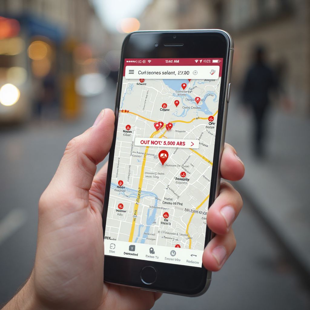 Aplicación móvil de EstacionesAR