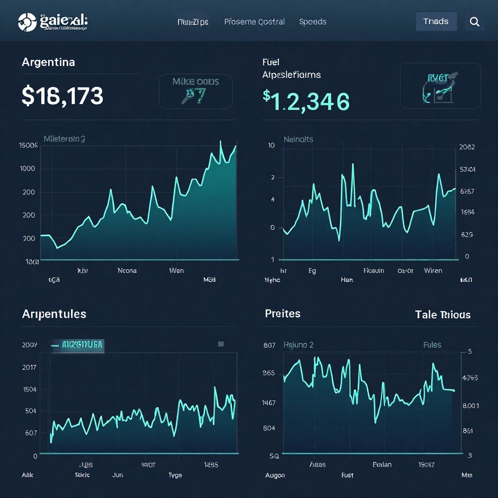 Sistema de monitoreo de precios de combustible